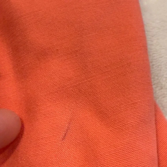 Forever 21 Vibrant Coral sleeveless midi dress scoop neck pleated waist plus 2X - Picture 9 of 11